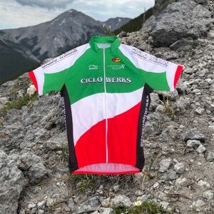 Ciclo werks italo-Franco-Swiss-Canadian Cycling Shirt / jersey